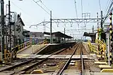 Ansicht der Bahnsteige