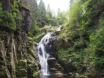 Blick auf den Zackelfall