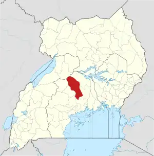 Lage von Nakaseke