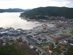 Namsos und der Namsenfjord