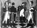 Napoleon Bonaparte am Sarg Friedrichs des Großen (1806)