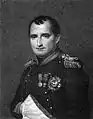 Louis Kramp ca. 1825: Lithografie von Napoleon Bonaparte nach einem Gemälde von Jacques-Louis David
