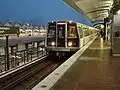 Hochbahnstation National Airport (Blue und Yellow Line)