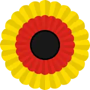 Kokarde Deutschlands (und Ostdeutschlands 1956–1959)