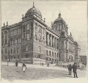 Nationalmuseum in Prag (um 1896)