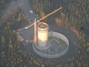 Naturstromspeicher Gaildorf im Bau (Februar 2017)
