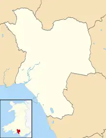 Karte: Neath Port Talbot County Borough