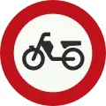 C13: Durchfahrtsverbot für Mofas, Motorbetriebene Fahrräder oder Motorbetriebene unzulässige Fahrzeuge