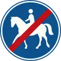 G10: Ende des Reitweges