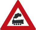 J11: Unbeschrankter Bahnübergang