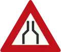 J17: Verengte Fahrbahn