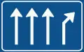 L6: Abgabelung eines Fahrstreifens