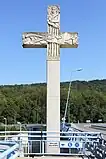 Betonkreuz Donaubrücke
