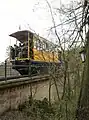 Wagen während der Fahrt