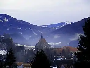 Mürztal bei Neuberg, mit dem Stift
