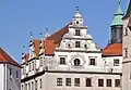 Volutengiebel am Schloss Neuburg (Bayern)