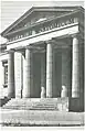 Neue Anatomie Göttingen, Portikus, 1827–1829 (vor 1945)