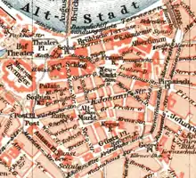 Neumarkt und Altmarkt um 1895