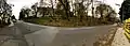 Beginn von Neustift am Walde (Panoramabild)