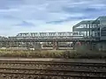 Zug in der Abstellanlage am Fernbahnhof