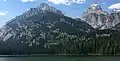 Nez Perce Peak (links) und Grand Teton (rechts)