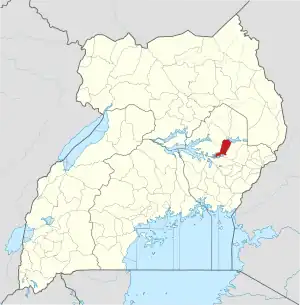 Lage von Ngora