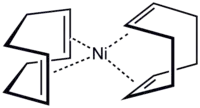 Strukturformel von Bis-[cyclooctadien-(1,5)]-nickel(0)