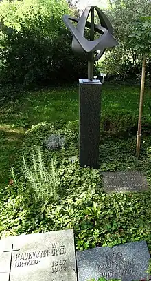 Nico Kaufmann (1916–1996) Komponist, Pianist. Grab, Friedhof Enzenbühl, Zürich
