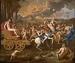 Nicolas Poussin, „Der Triumph des Bacchus“, Kansas-City, The Nelson-Atkins Museum of Arts.