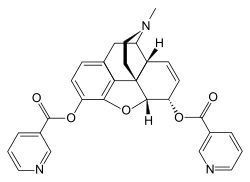 Strukturformel von Nicomorphin