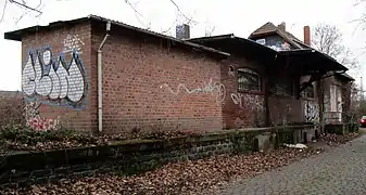 Betriebsgebäude des Güterbahnhofs