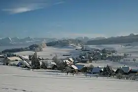 Niedermuhlern, Blickrichtung Süden