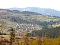 Blick auf dem Dorf