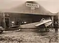 US-Flugpionier Earnest Anderson mit seiner Nieuport IV im Jahr 1911