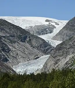 Gesamtansicht des Nigardsbreen (2017)