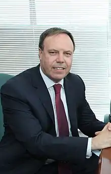Member of Parliament  Nigel Dodds (DUP)