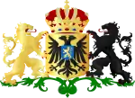 Doppeladler des Heiligen Römischen Reichs auf dem Wappen der gelderländischen Stadt Nimwegen