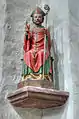 Hl. Nikolaus, Holzfigur um 1350