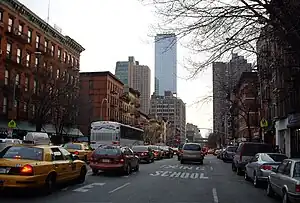 Backsteinhäuser im Stadtteil „Hell‘s Kitchen“