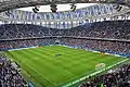 Der Innenraum beim Spiel Olimpijez Nischni Nowgorod gegen Lutsch-Energija Wladiwostok (1:0) am 6. Mai 2018