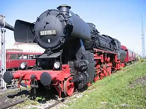 DR-Baureihe 52 mit Witte-Windleitblechen