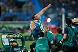 Darlan Romani schied mit 19,86 m in der Qualifikation aus