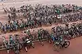 Fahrradparkplatz am Hafen Norderney