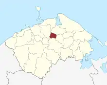 Lage des Nørre Højrup Sogn in der Nordfyns Kommune