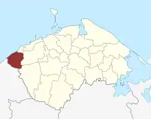 Lage des Ore Sogn in der Nordfyns Kommune