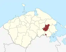 Lage des Otterup Sogn in der Nordfyns Kommune
