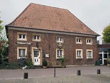 Ehemalige Küsterei (1733/34),jetzt Café Schlaun