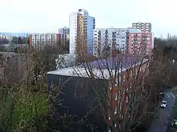 Nordweststadt, Blick vom Praunheimer Weg