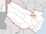 Lage der Gemeinde Norsjö