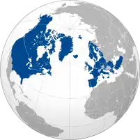 Karte der NATO-Mitgliedstaaten
